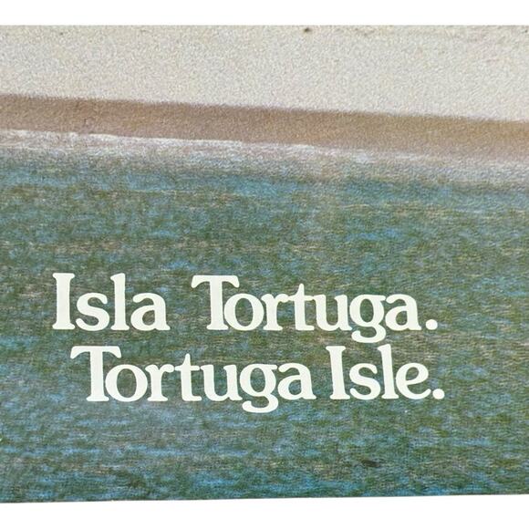VTG Costa Rica Travel Poster Isla Tortuga Beach Tropical Tourism Original READ - Picture 5 of 10